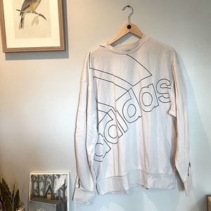 Cream Adidas Sweatshirt